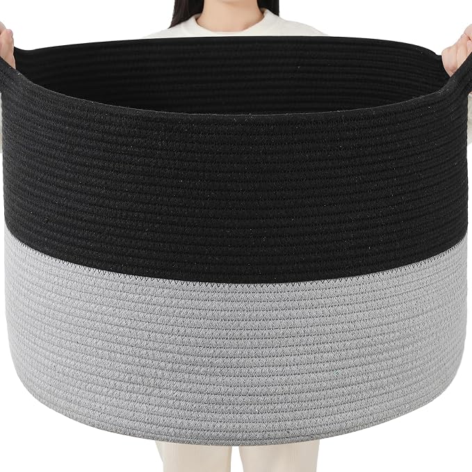 Foldable Laundry Hamper Basket by BEVOVBE