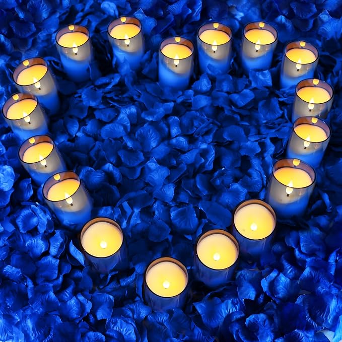 NURADA 3"x6"Flickering Flameless Candles: 3D Wick Acrylic Battery Operated LED - Image 5