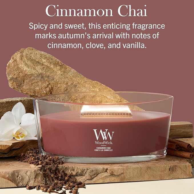 WoodWick Cinnamon Chai Holiday Candle Gifts - Image 2