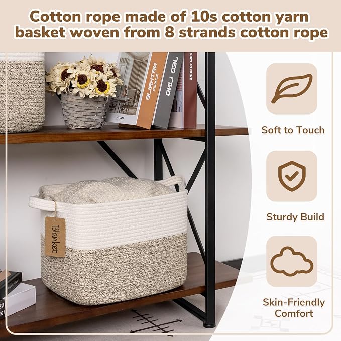 Goodpick Woven Rope Storage Basket - Image 5