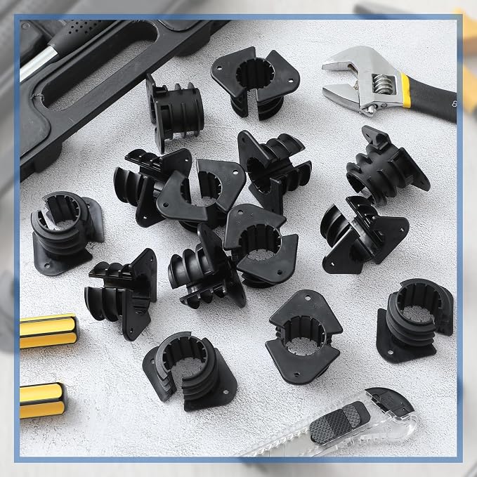Briwooody 50 Pcs 3/4 Inch Thru Stud Isolation Clamp Durable Pipe Supports - Image 4