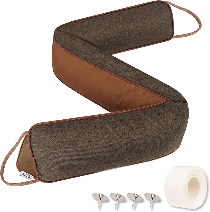 TORRAMI 32" Door Draft Stopper Under Bottom Insulation Noise Air Stopper 2.36LB by TORRAMI