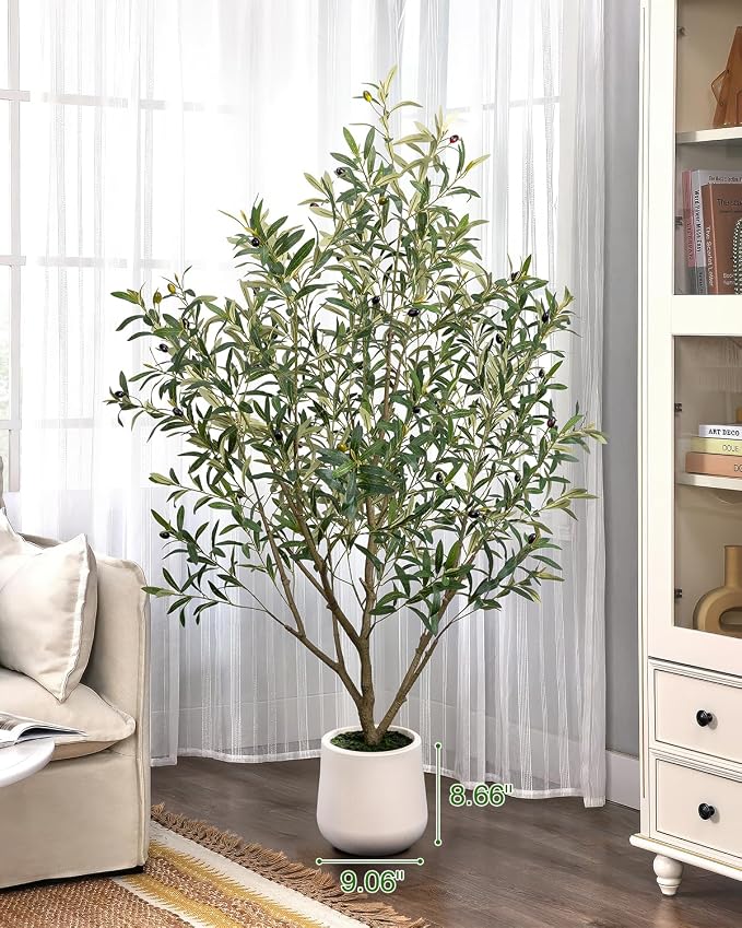 Artificial Olive Tree 5FT Tall Faux Indoor - Image 3
