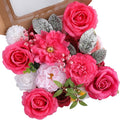 Artificial Flowers Fake Rose Flowers Dahlia by FloweroyalCrafts