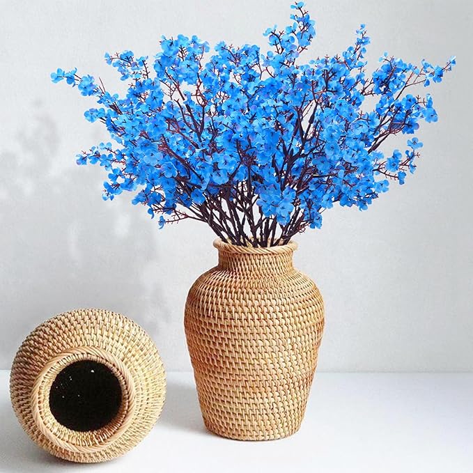 10 Pcs Fake Flowers, Real Touch Babys Breath Artificial Flowers, Full Baby - Image 7