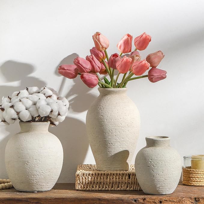 Vanselia Ceramic Flower Vase Home Decor - Image 8