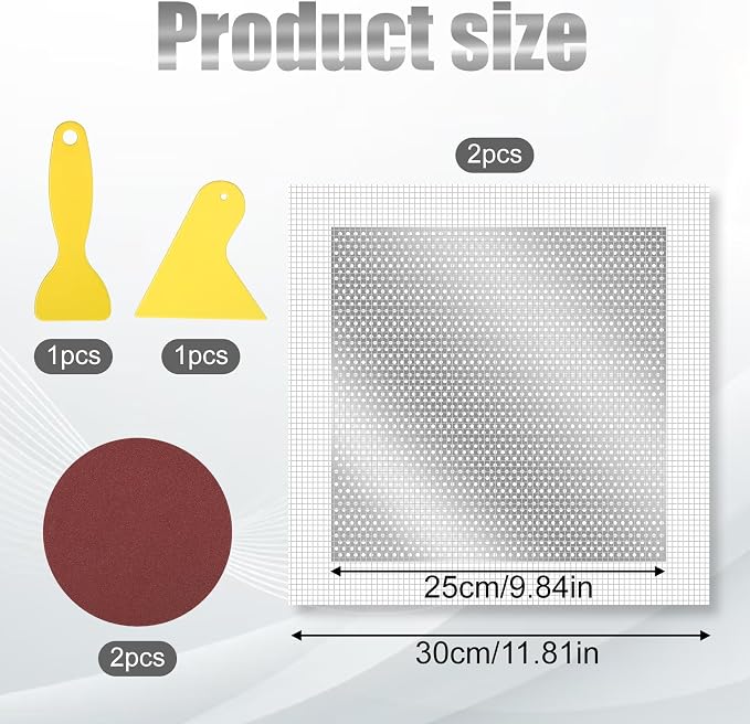 6 Pack Drywall Repair Patch, 10 X 10 Inch | Drywall Repair Kit Large Hole - Image 2