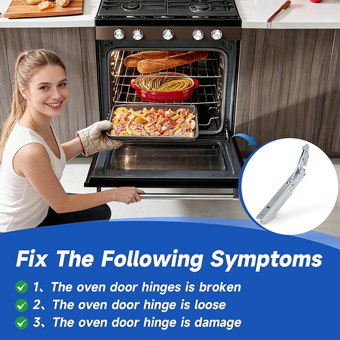 WB10X21659 Oven Door Hinge Compatible - Image 7