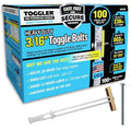 TOGGLER SNAPTOGGLE Toggle Bolt 3/16-24 UNC, 100 Pack, Round Head | Heavy-duty by TOGGLER