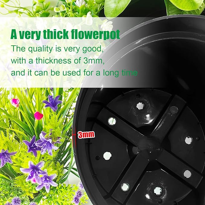 RooTrimmer 10 Inch Plastic Nursery Pots - Image 4
