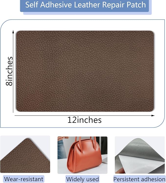 Leather Repair Patch for Furniture, Kitchen Stools, Car Seat - Image 2