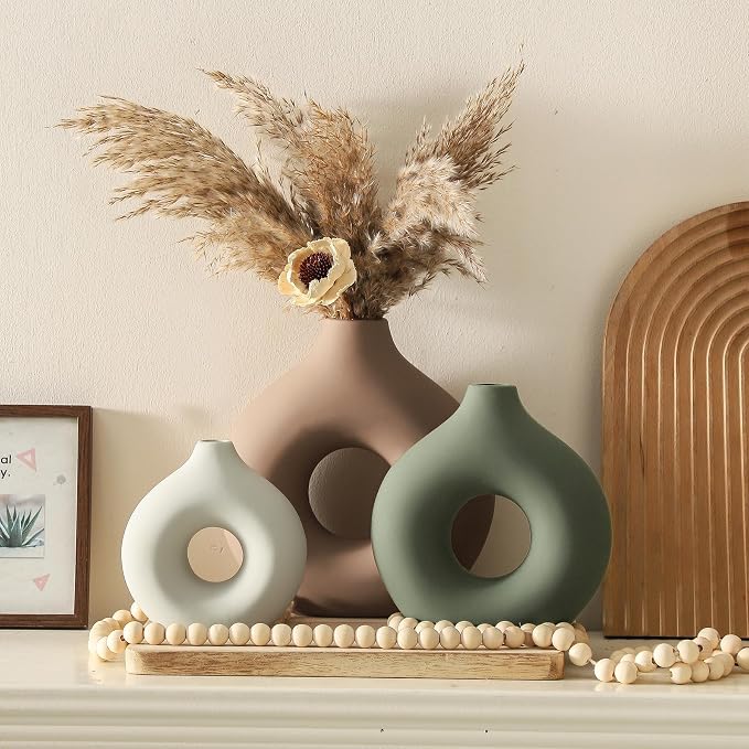 Vanselia Ceramic Vase Home Table Decor - Image 7