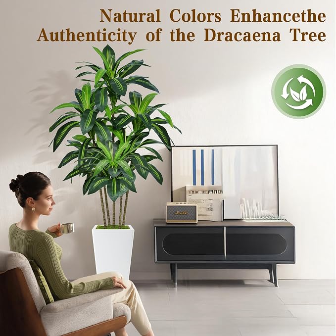 Flydeer 6FT Artificial Dracaena Tree - Image 5