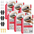 Concrete Crack Filler 6-Pack 6.6LB Grey | Self-Leveling, High Elasticity Cement by CtopoGo