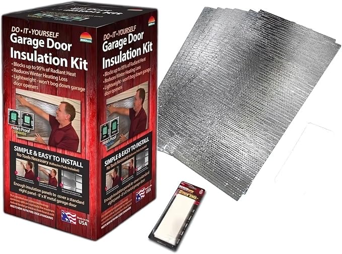 Garage Door Insulation Kit, Reflective, 8x8 Single Door - Image 5