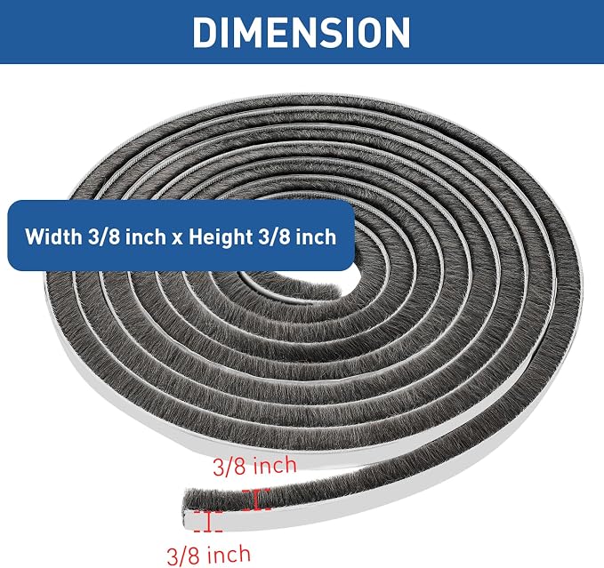 Self-Adhesive Soundproofing Weather Stripping - Image 6