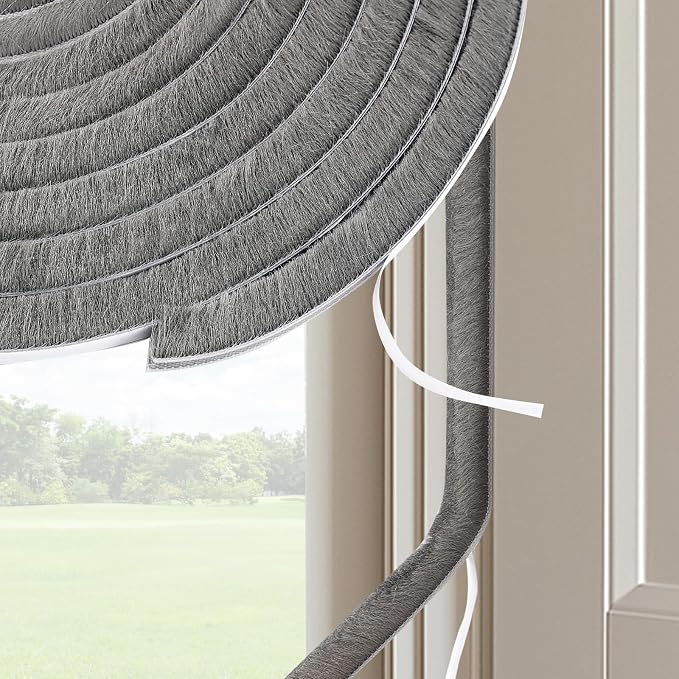 33 Ft Weather Stripping Windows Doors 0.35" Wide x 0.6" Thick | Weather by Unknown