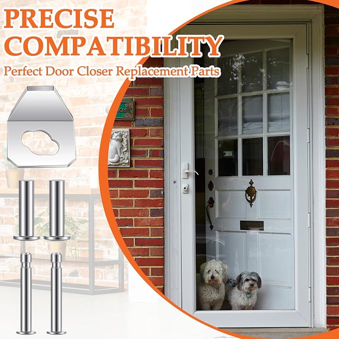 5 Pcs Screen Door Closer Pin Kit, Compatible - Image 7