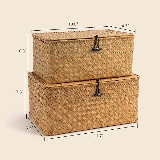 Nonam Wicker Storage Basket - Image 3