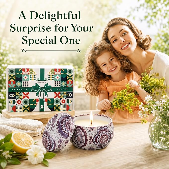Scented Candles Gift Set, 12 Pack Soy Wax Aromatherapy Candles | 12 Summer - Image 8