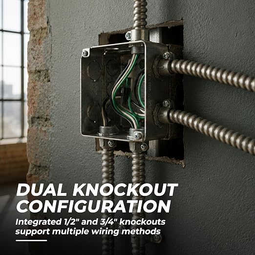 4" Square Steel Work Box Extension Rings 2-1/8" Deep - Image 6