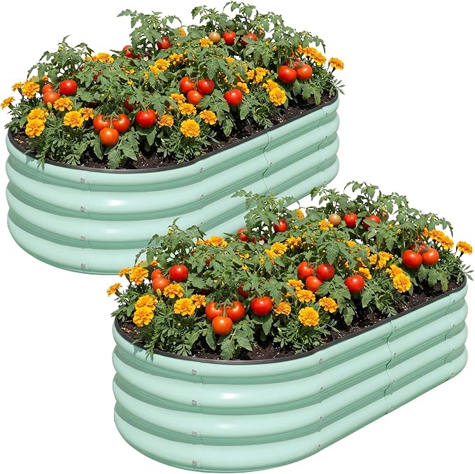 Galvanized Raised Garden Bed Outdoor by snugniture