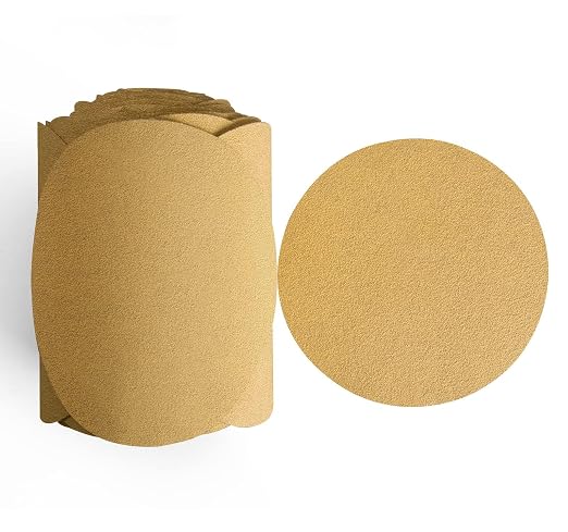 100 PCS 6 Inch PSA Sanding Discs 80 Grit Sticky-Back Sandpaper | Adhesive by LuckyGuard