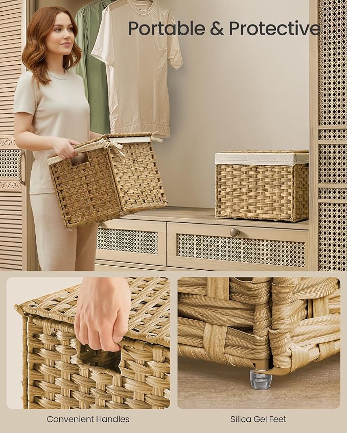 SONGMICS Woven Storage Basket - Image 5