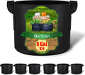 Gardzen 6-Pack 5 Gallon Grow Bags Fabric Pots by Gardzen
