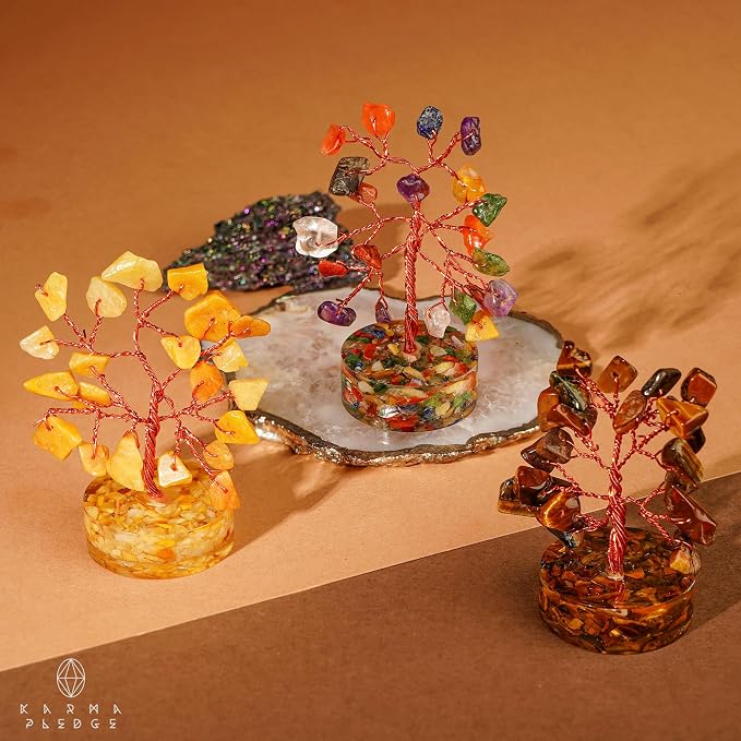 Set of 12 Crystal Trees Unique Birthday Gifts - Image 9