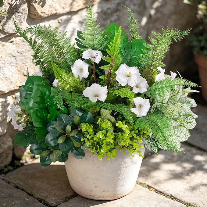 Hrobek Outdoor Faux Plants UV Resistant Fake Greenery by Hrobek