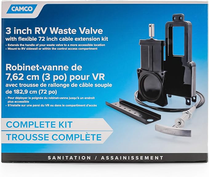 Camco RV Sanitation System 3" Waste Valve - Image 8