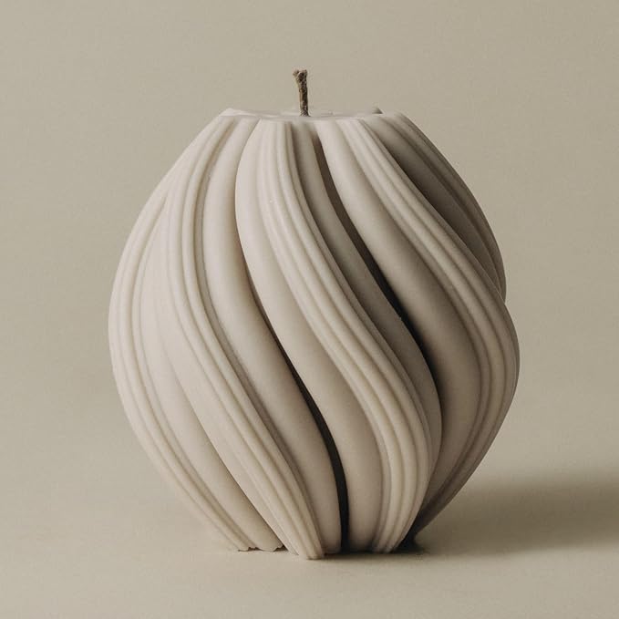 LAWA Swirl Candle by LAWA+Candles