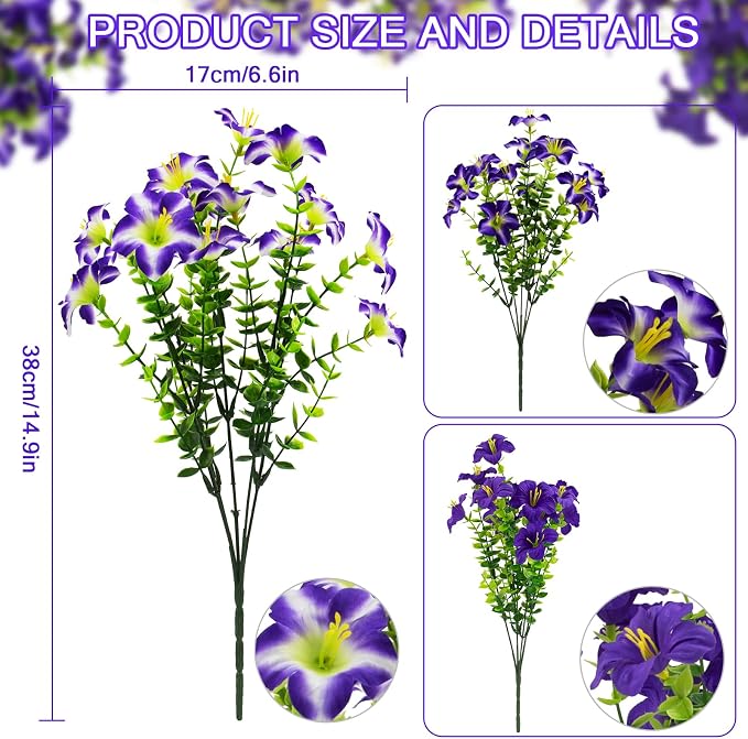 2 Set Artificial Petunias Flowers - Image 2