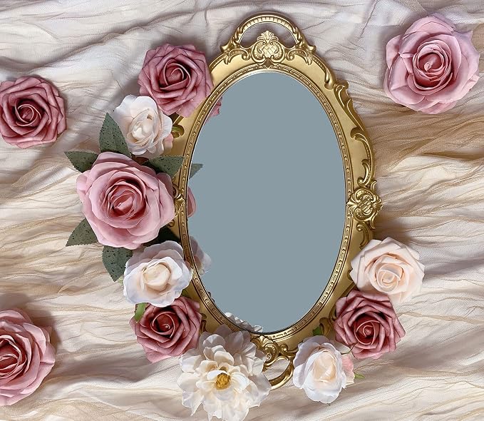 FACINOC Roses Artificial Flowers Pink Bouquets Box Set - Image 7