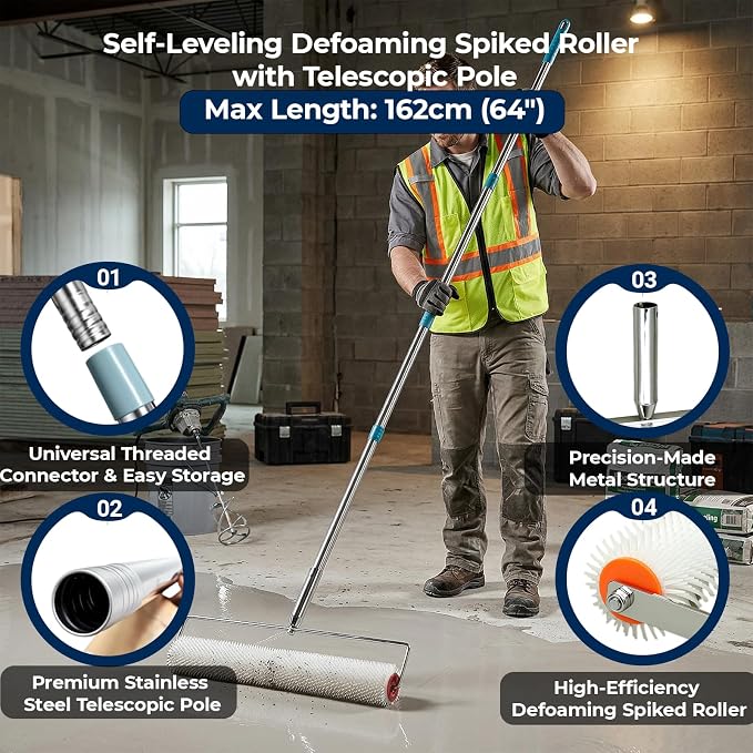 Complete Self-Leveling Concrete Tool Kit - Image 3