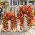 8 Pcs Upgrade Big Artificial Hanging Fall Flowers by Alupssuc