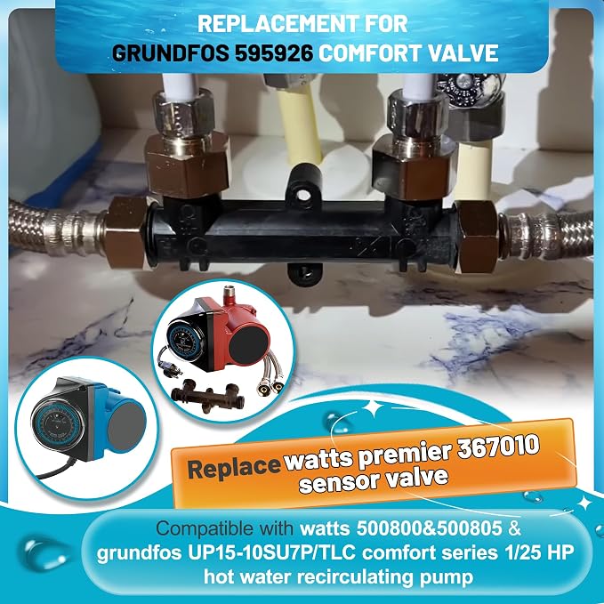 595926 Sensor Valve Fit for Watts Premier 500800&500805 and grundfos up Comfort - Image 5