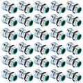1/2 Inch EMT Raintight Compression Connector, Zinc Plated Steel Electrical by Patioer