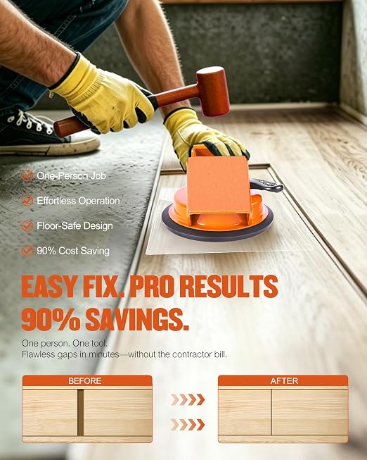 Floor Gap Fixer Tool for Laminate Repair, Floor Suction Cup Tool for Gaps - Image 4
