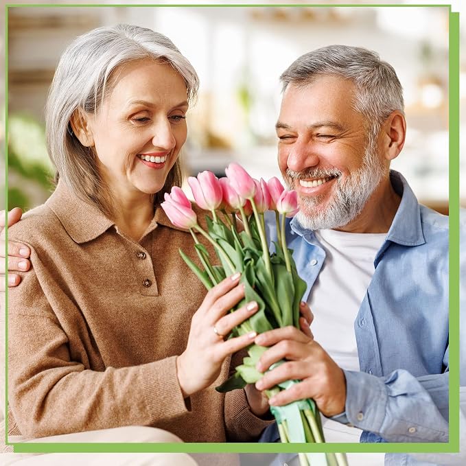 Janinka 100pcs Artificial Tulip Flowers Fake PU Tulips Faux Latex Bouquet - Image 6
