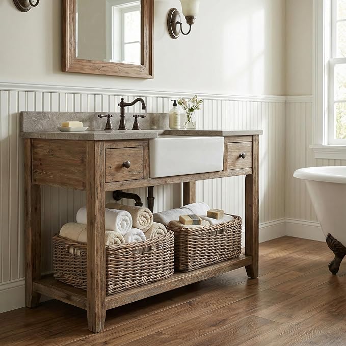 StorageWorks Pantry Baskets, Willow Storage Baskets - Image 7