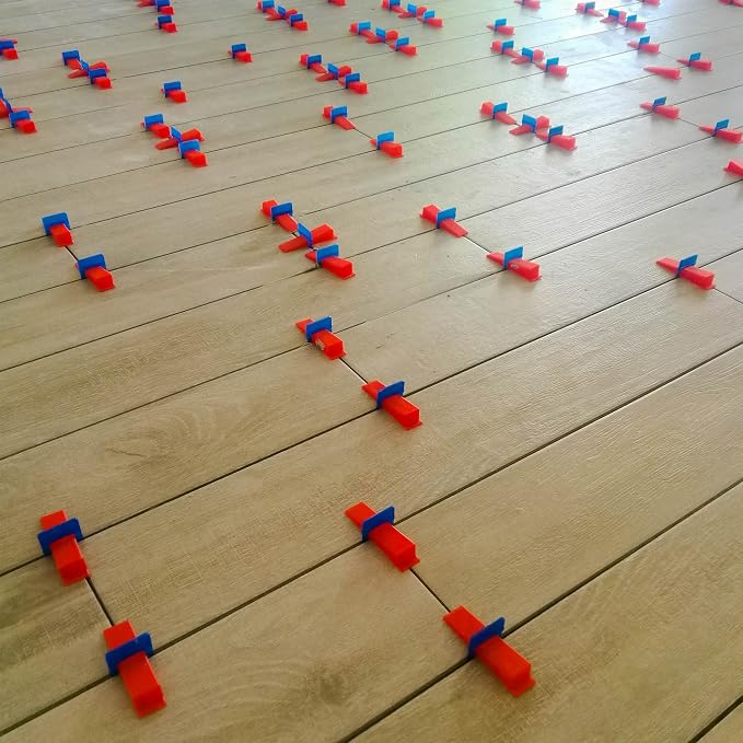 Tile Leveling System – 400 Tile Spacers + 200 Reusable Wedges + 1 Tile Plier – - Image 9