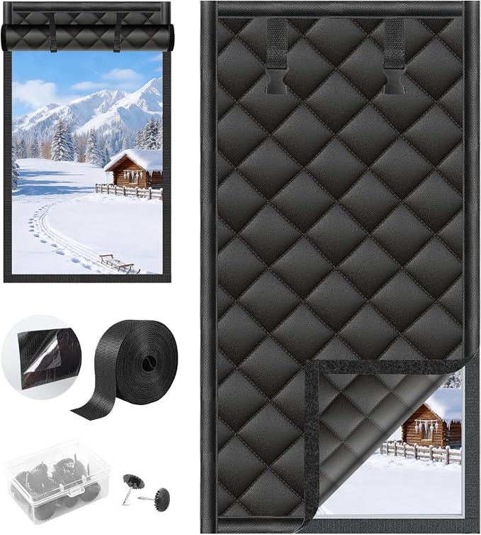 FONUNO Window Insulation for Winter Thermal Window Cover by FONUNO