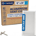 12x24 Aluminum Wall Ceiling Air Return Vent Cover HVAC Rustproof Grille by ACLAMINAIRE