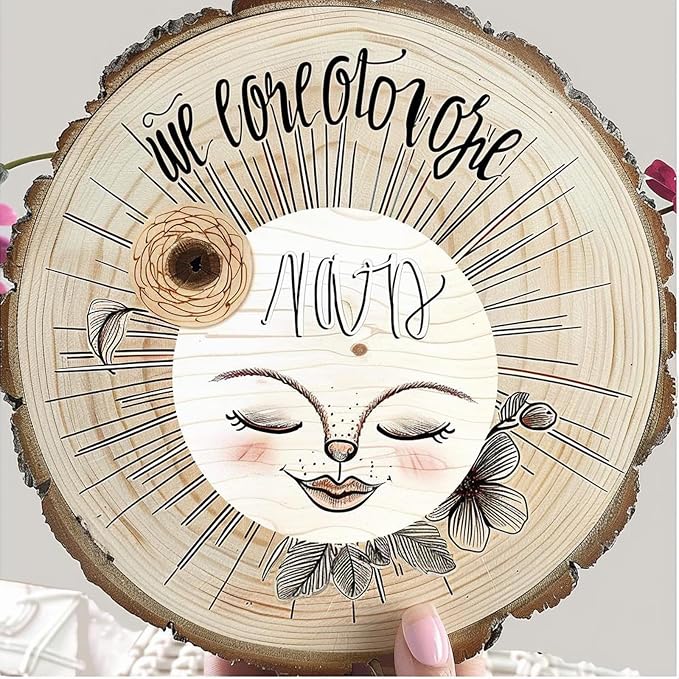 10 Pack Large Wood Slices for Centerpieces 9-10 inches Wood Rounds for Tables - Image 7