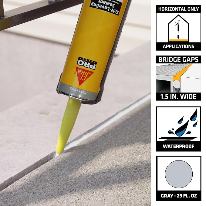 SIKA Sikaflex Self Leveling Sealant, Polyurethane, 29 fl oz, Waterproof - Image 3