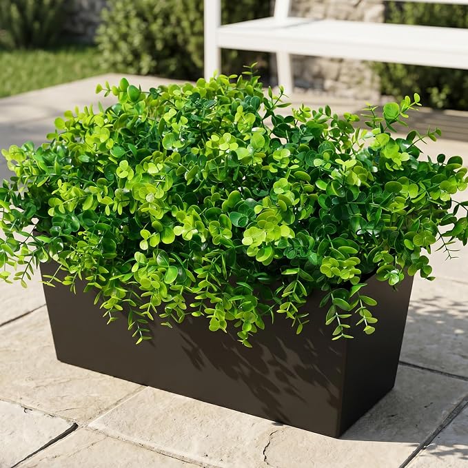 Artificial Faux Outdoor Plants for Spring Summer Decoration, 12 Bundles Fake - Image 3