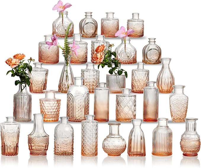 Glass Bud Vase Set of 30 by Ulodimi