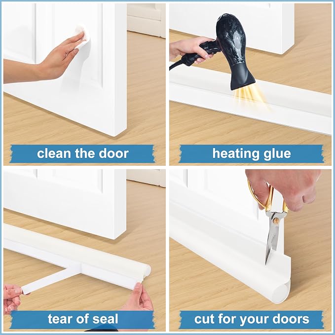 MAXTID Under Door Draft Stoppers 36 Inch Door Draft Blocker Draft Stoppers - Image 6